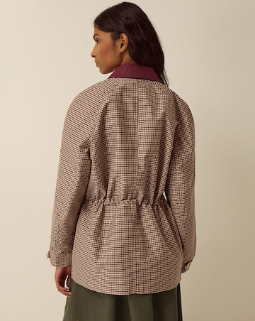Monsoon Lola Check Barn Jacket