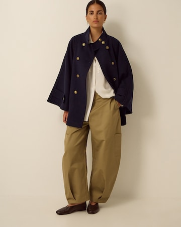 Monsoon Frida Funnel Neck Cape Coat