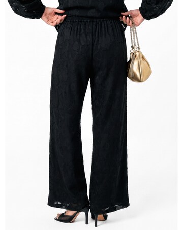 Anaya Floral Burnout Wide Leg Trousers
