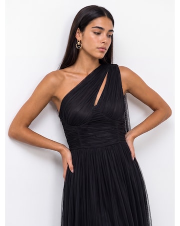 Anaya Cutout One Shoulder Maxi Dress