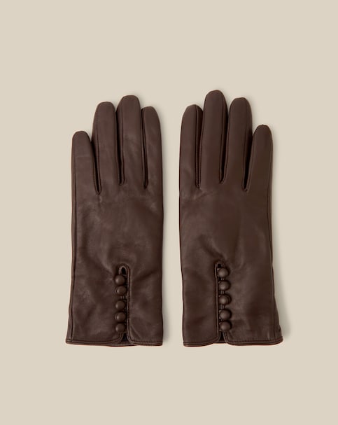 New In - Monsoon Lara Leather Gloves