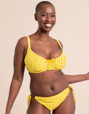 Curvy Kate Holiday Check Tie-Side Bikini Brief