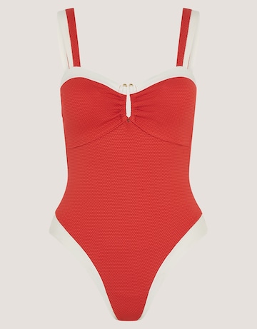 Monsoon Sabrina Two Tone Swimsuit