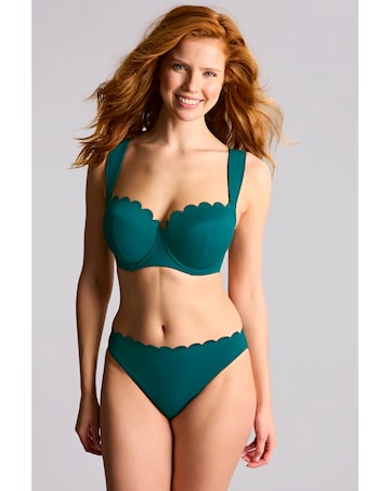 Panache Bette Balcony Bikini Top Teal Blue