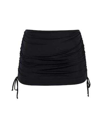 Panache Swim Signature Black Skirted Brief