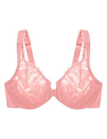 Glamorise Plus Size WonderWire Lace Front-Fastening 9245