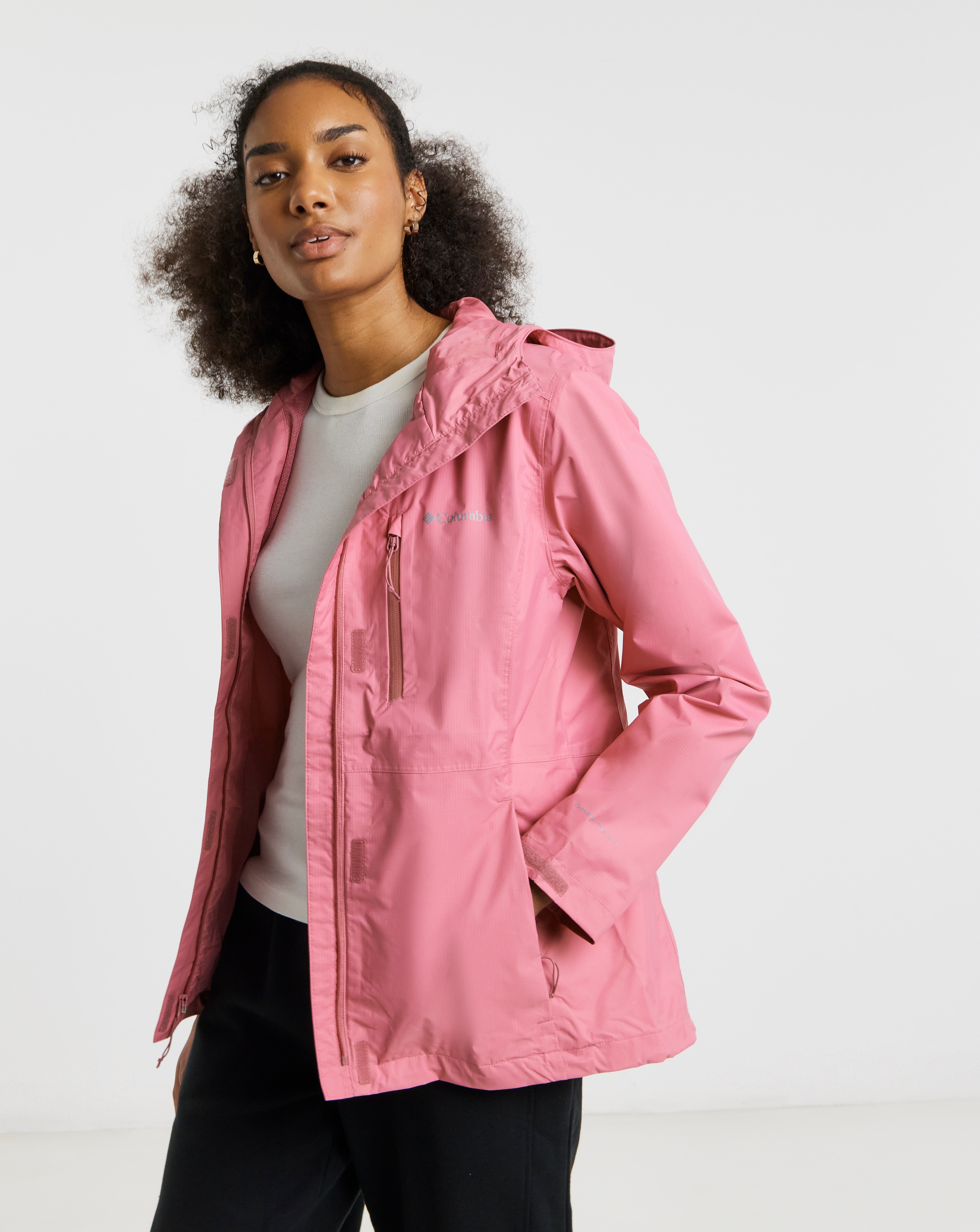 New In - Columbia Pouring Adventure Rain Jacket