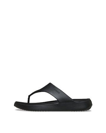 Crocs Black Getaway Triangle Flip - Standard Fit