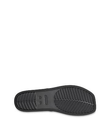 Crocs Black Miami Two Strap Sandal - Standard Fit