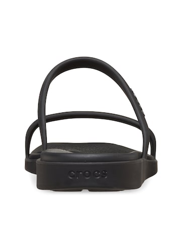 Crocs Black Miami Two Strap Sandal - Standard Fit