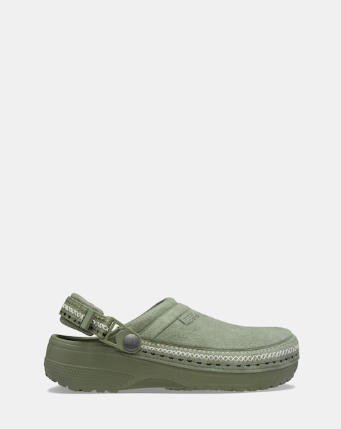 New In - Crocs Crafted Vegan Suede Stitch