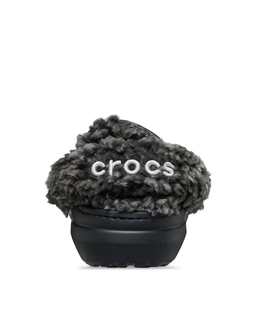 Crocs Black Classic Fleece Lined Clog - Standard Fit