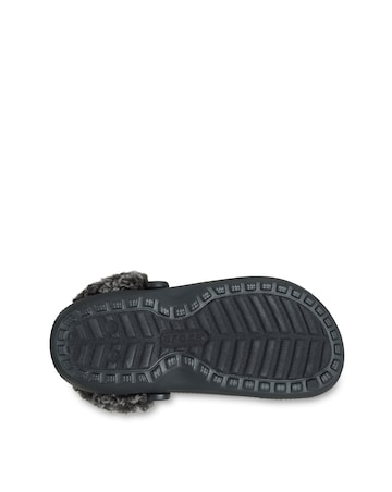 Crocs Black Classic Fleece Lined Clog - Standard Fit