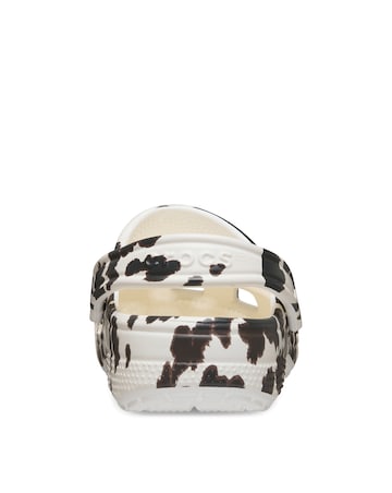 Crocs Chalk/Multi Classic Pop Animal Clog - Standard Fit