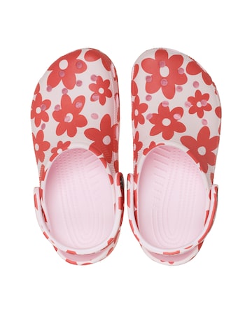 Crocs Bubble Ice/Multi Classic Pop Petals Clog - Standard Fit
