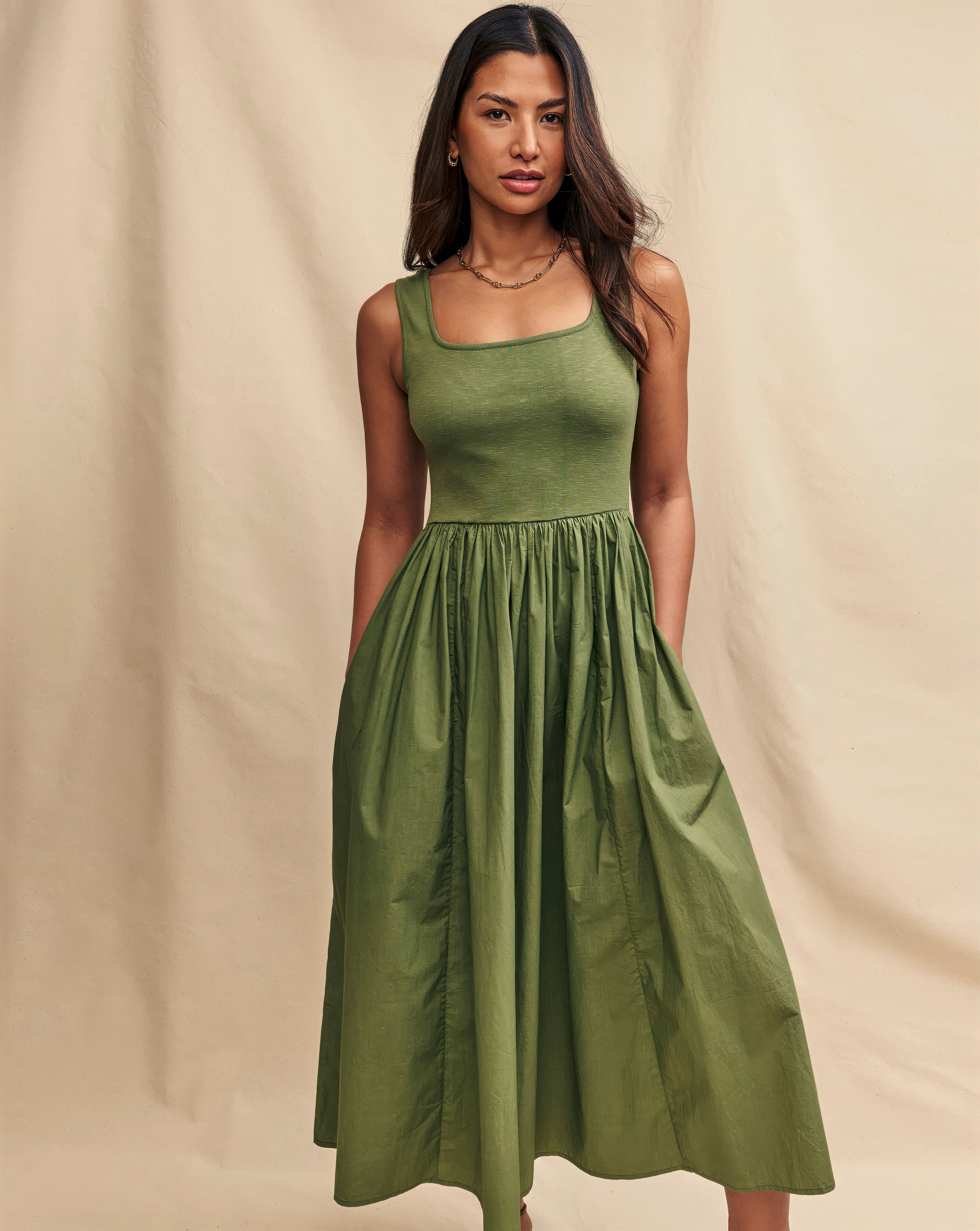 Nobody's Child Skater Midi Dress