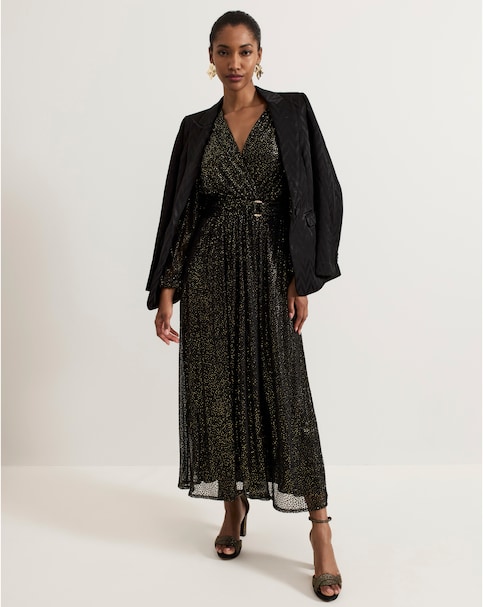 Phase Eight Burnout Midi Dress