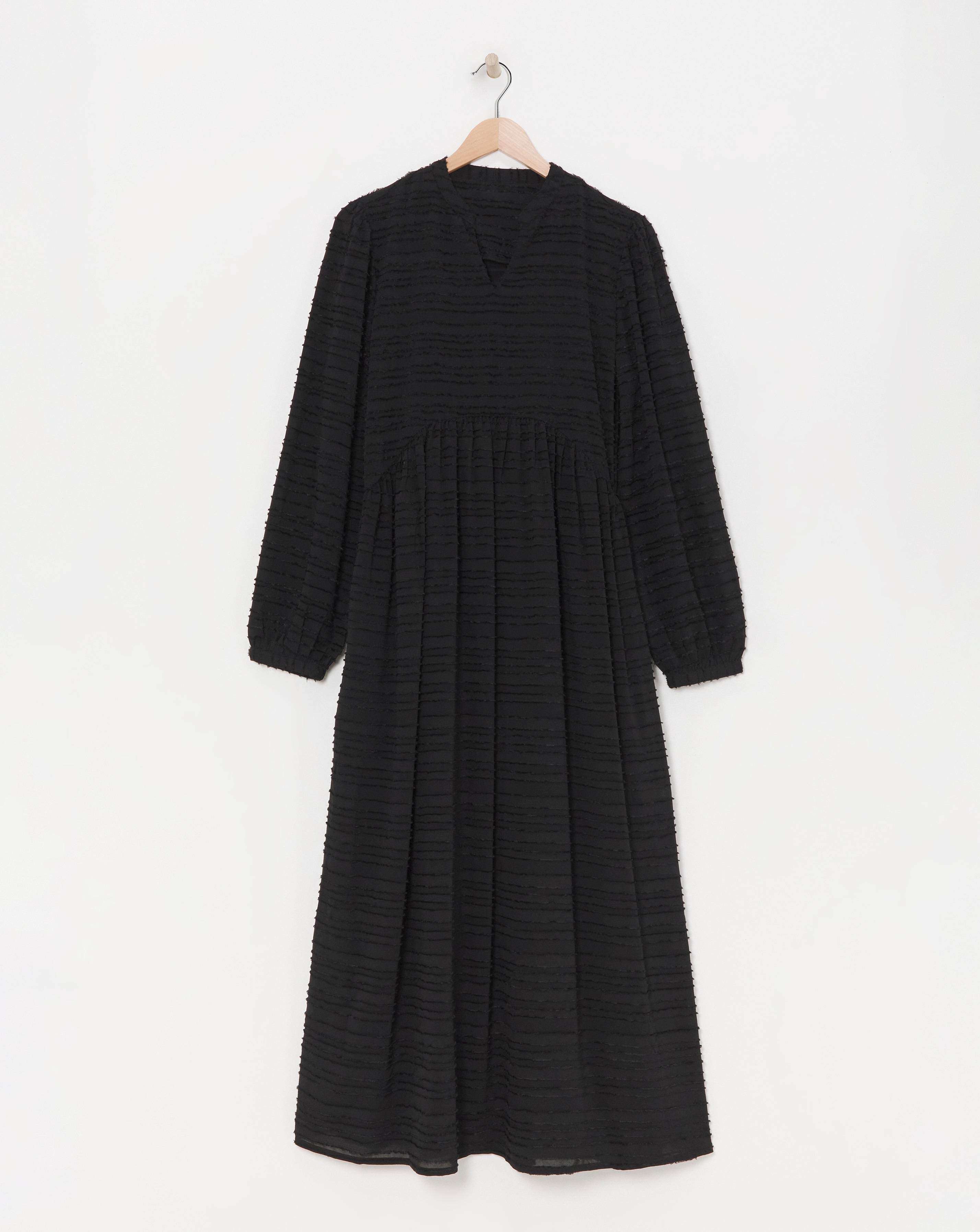 Native Youth Stripe Smock Maxi Dress