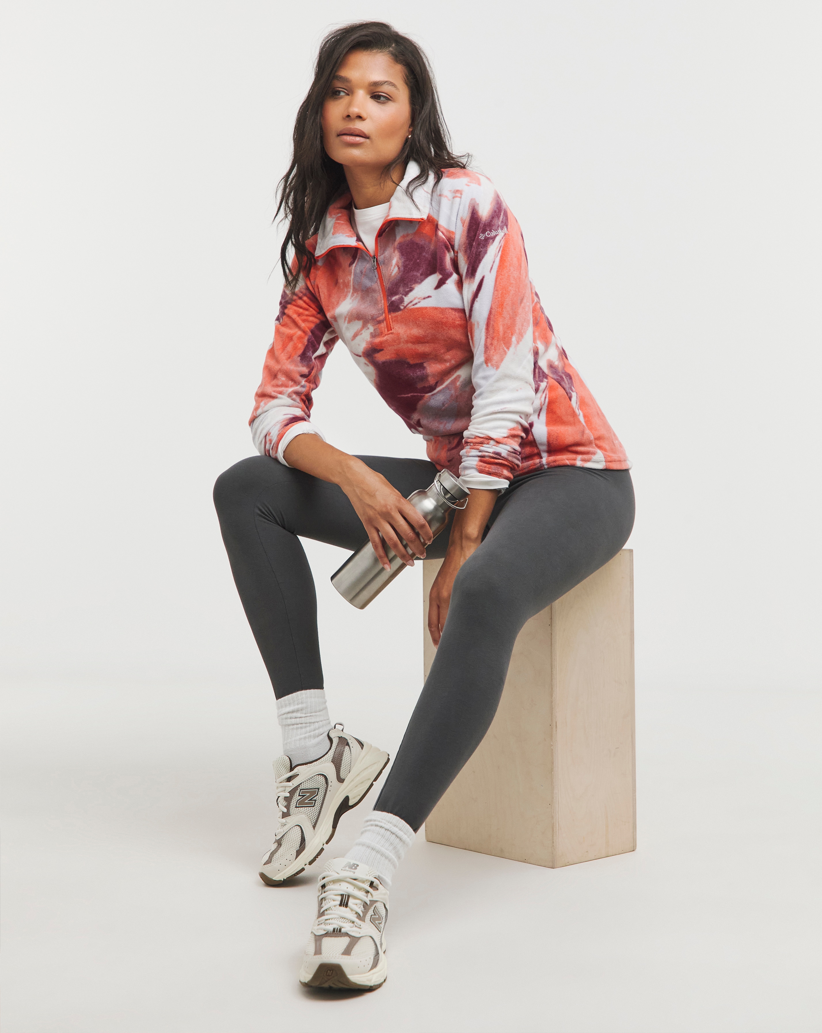 Columbia Glacia IV Print Half Zip Fleece