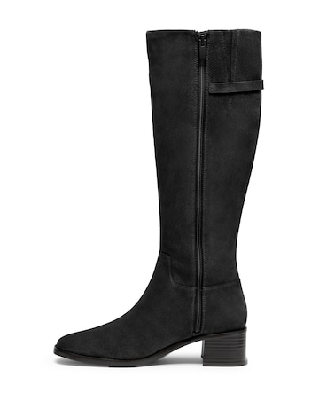 Clarks Suede Wrenn Knee High Boot - Standard Fit (D)