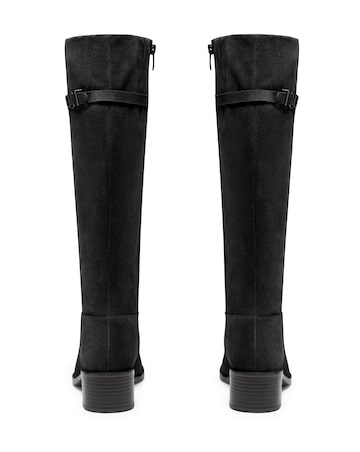 Clarks Suede Wrenn Knee High Boot - Standard Fit (D)