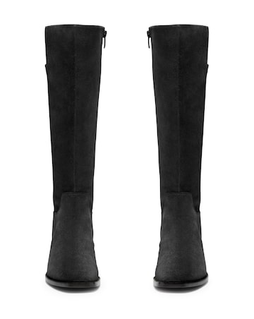 Clarks Suede Wrenn Knee High Boot - Standard Fit (D)