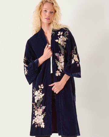 Monsoon Fallon Velvet Kimono