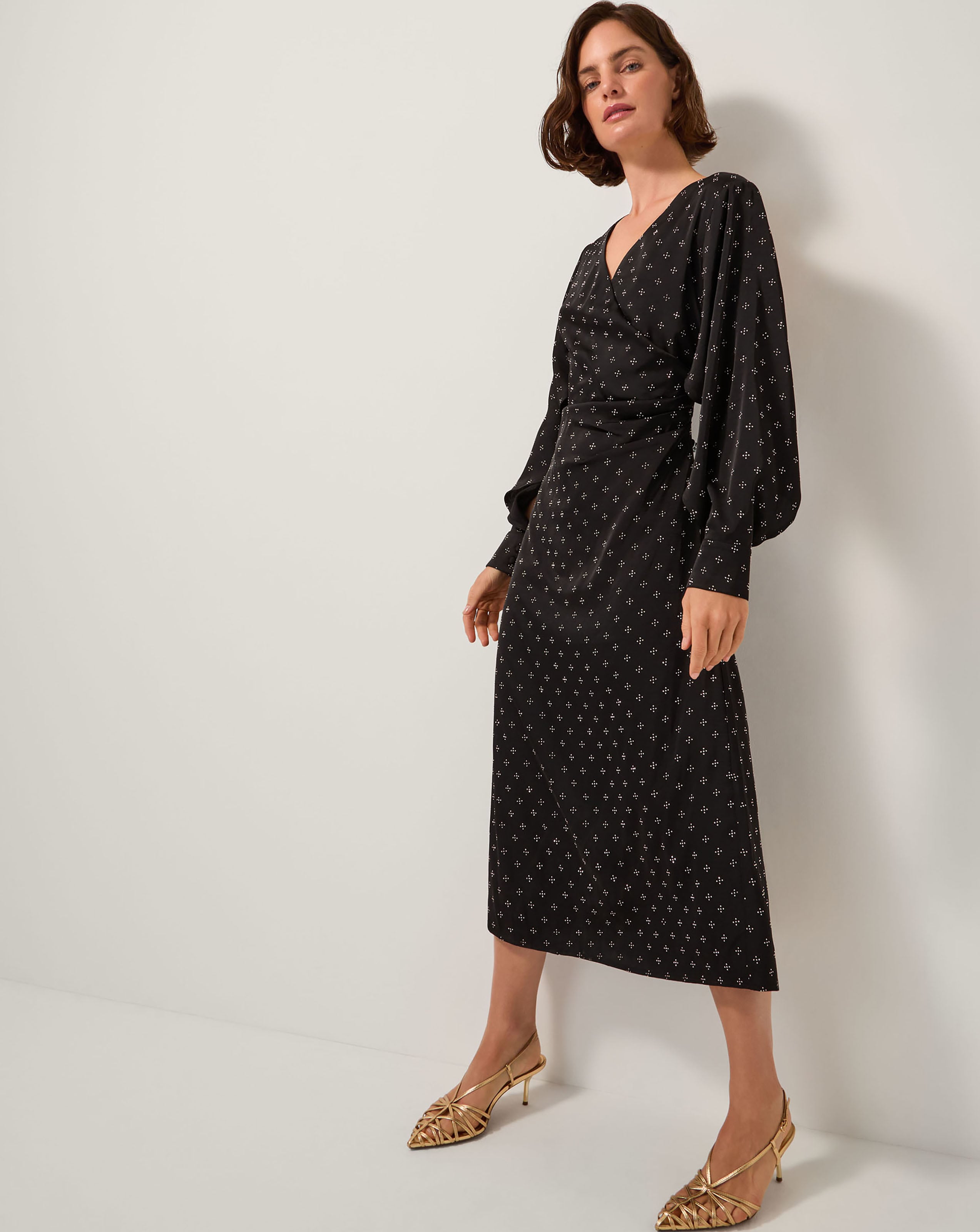 Monsoon Margo Hotfix Midi Tea Dress