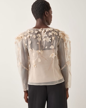 Monsoon Gwen Floral Organza Top