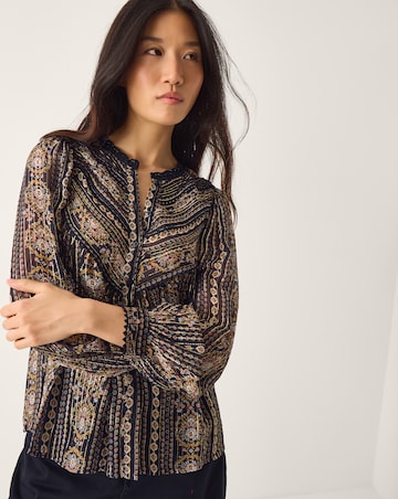 Monsoon Darla Shimmer Print Blouse