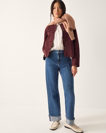 Monsoon Sara Lace Trim Blouse