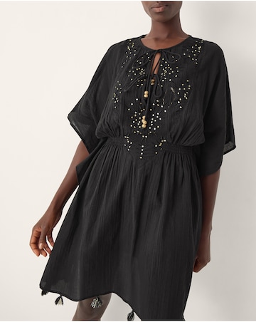 Monsoon Jada Embellished Mini Kaftan