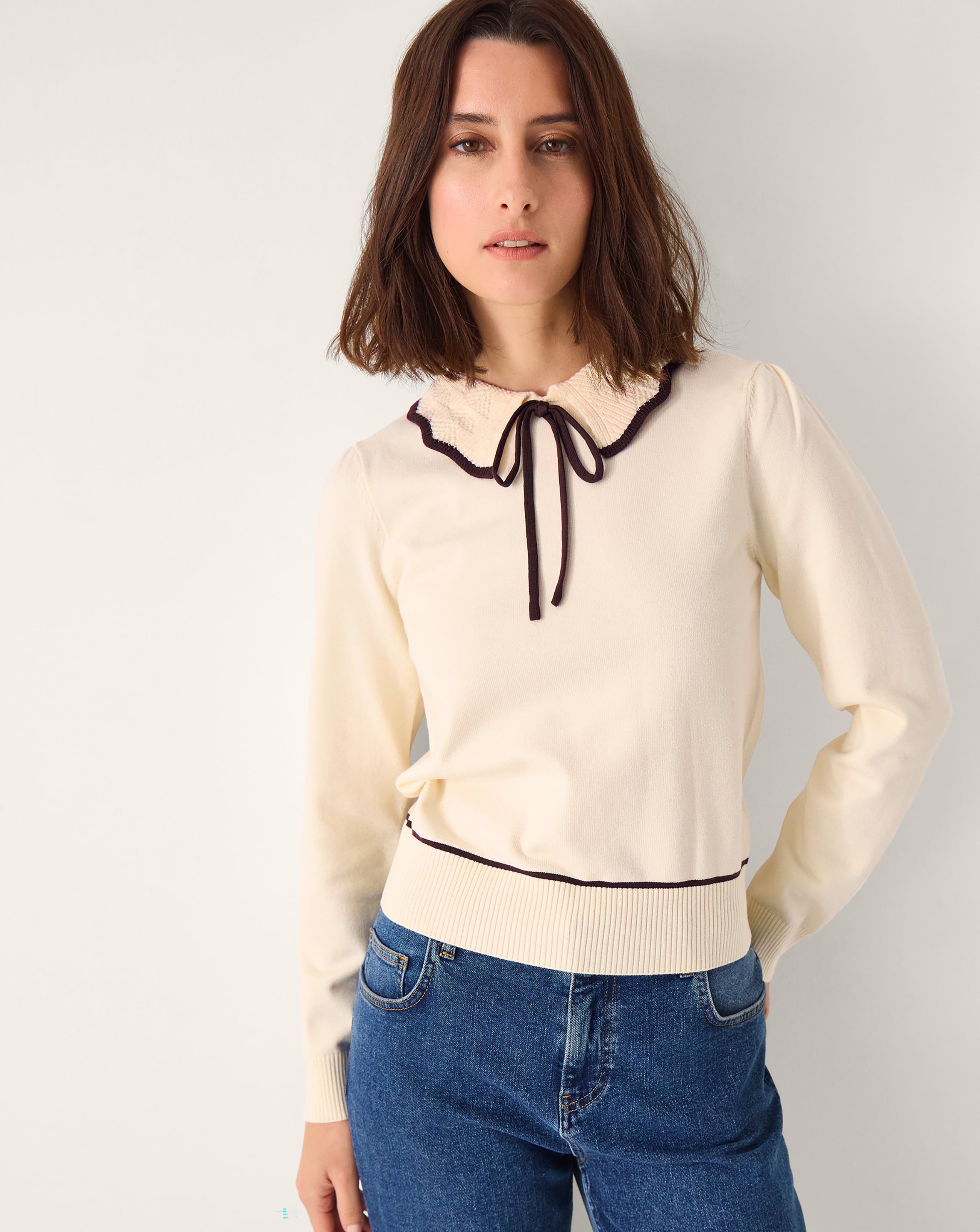 New In - Monsoon Carla Collar Jumper