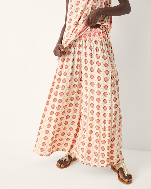 Monsoon Maddie Floral Print  Trousers