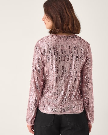 Monsoon Tabi Tie Sequin Jacket