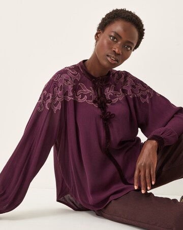 Monsoon Mallory Embroidered Blouse