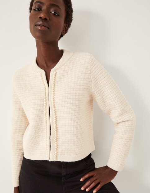 Monsoon Paula Pearl Embellished Cardigan