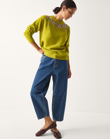 Monsoon Samara Sequin Collar Jumper