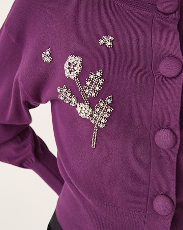 Monsoon Floral Embellished Cardigan