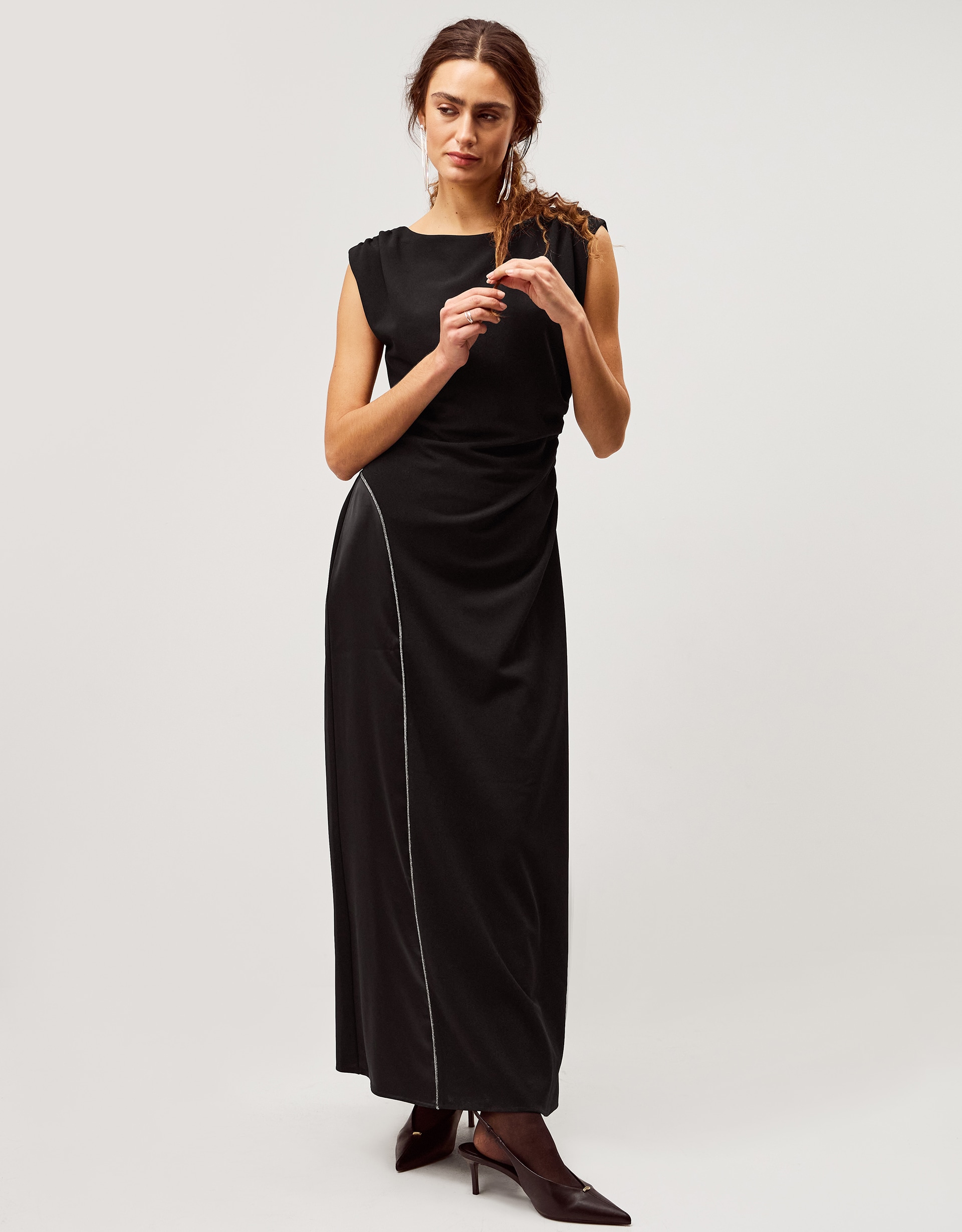 New In - Monsoon Tansy Sparkle Jersey Maxi Dress
