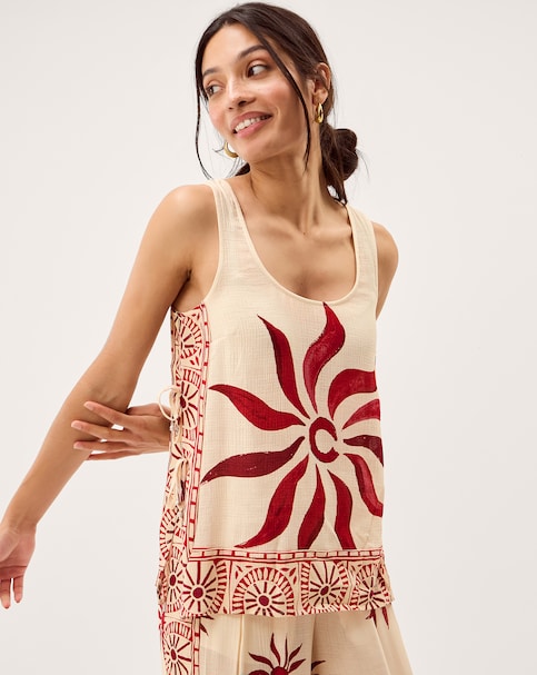 Monsoon Sunnie Tie Cami Top