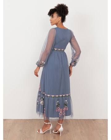 Maya Deluxe Embroidered Dress
