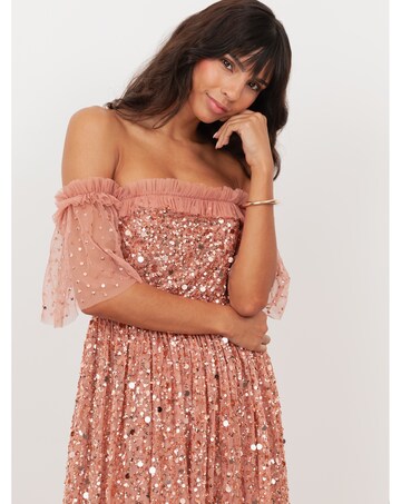 Maya Deluxe Sequined Dress