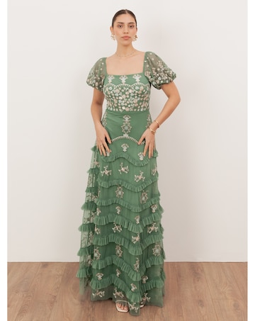 Maya Deluxe Embroidered Dress