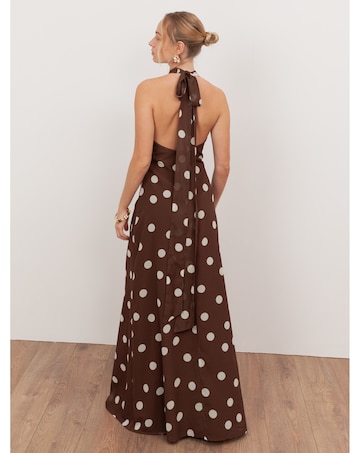 Anaya With Love Polka Dot Print Dress