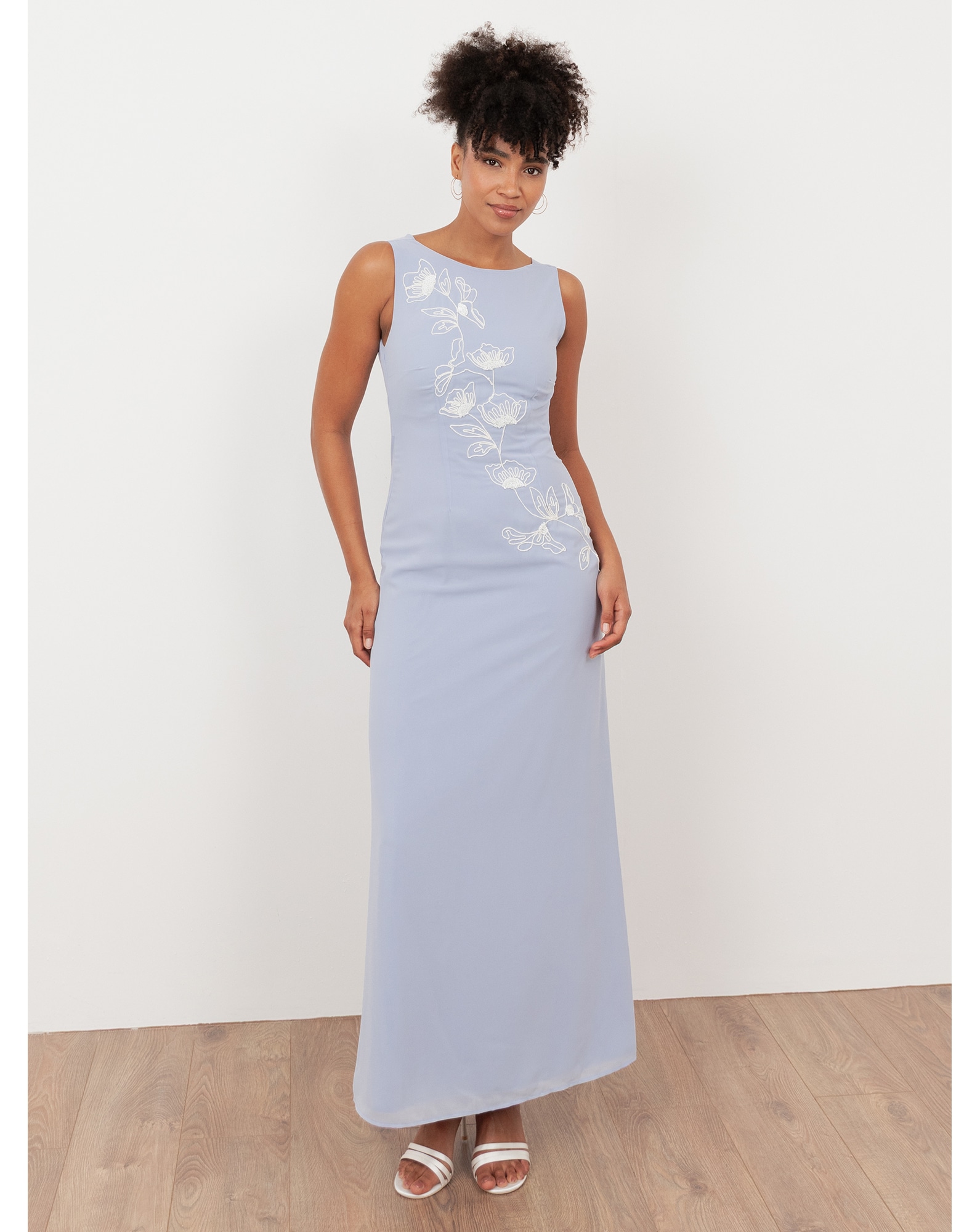 Maya Deluxe Embroidered Dress