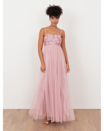 Maya Deluxe Embellished Dress