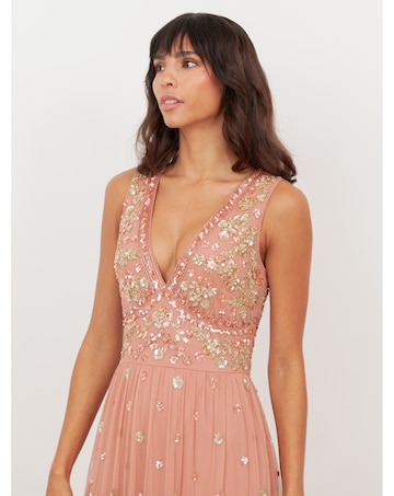 Maya Deluxe Embellished Dress