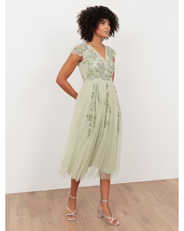 Maya Deluxe Embellished Dress