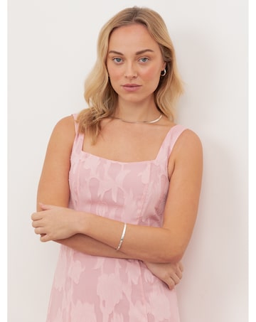 Anaya With Love Burnout Fabric Dress